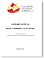 Vade-mecum de la régie communale autonome