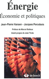 Energie : économie et politiques
