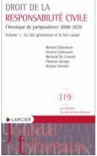 Droit de la responsabilité civile : chronique de jurisprudence 2008-2020 1. le fait générateur et le lien causal